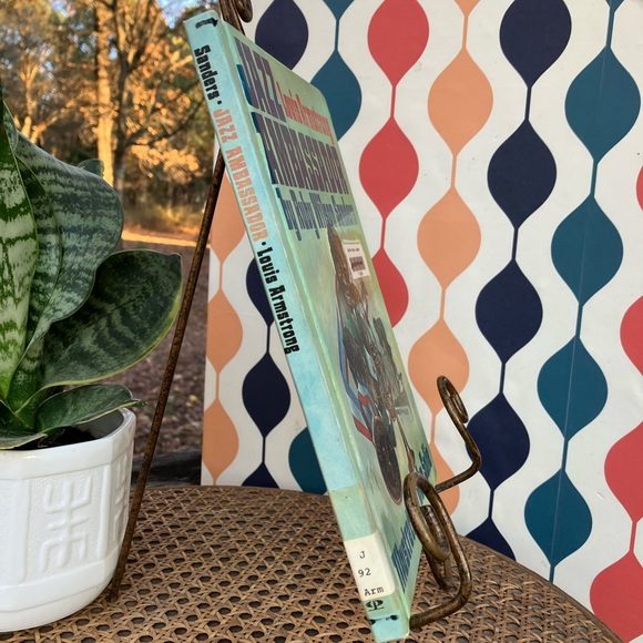 Jazz Ambassador Louis Armstrong by Ruby Wilson Sanders 1973 Hardback USA Printed - Picture 2 of 13